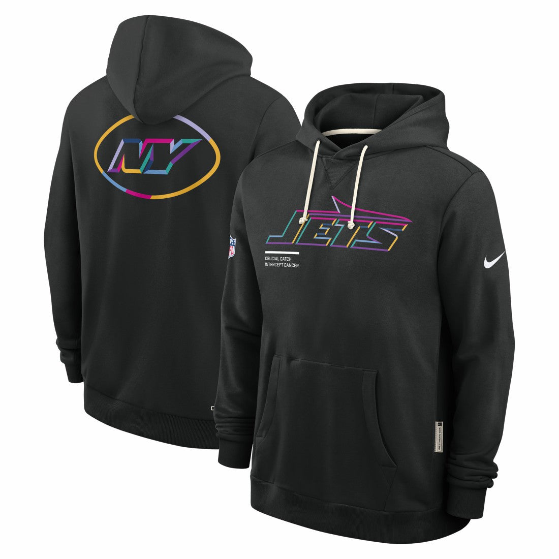 New York Jets 2025 NFL Crucial Catch Sideline Standard Issue Dri-FIT Hoodie | NFL Outlet