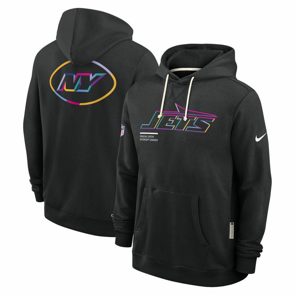 New York Jets 2025 NFL Crucial Catch Sideline Standard Issue Dri-FIT Hoodie | NFL Outlet
