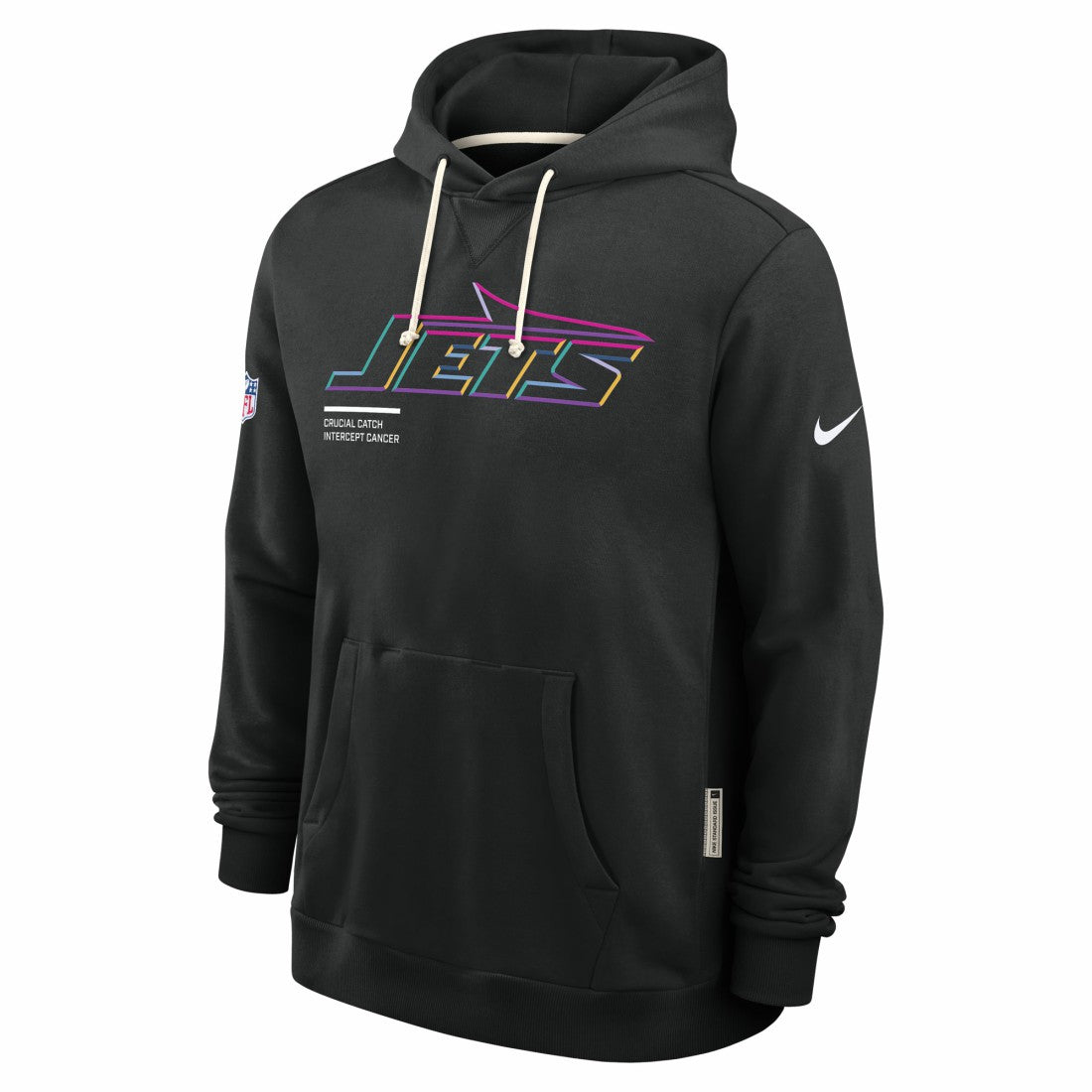 New York Jets 2025 NFL Crucial Catch Sideline Standard Issue Dri-FIT Hoodie | NFL Outlet