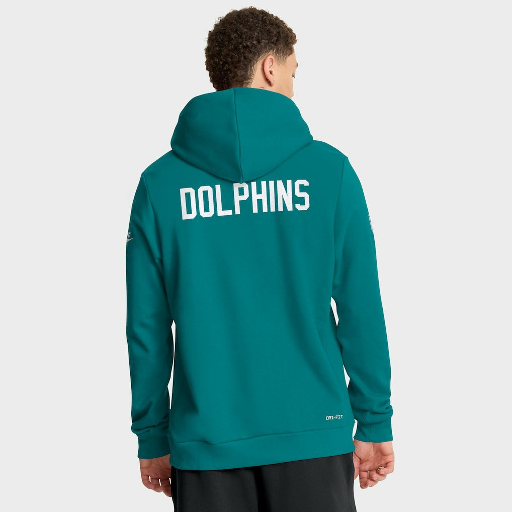 Miami Dolphins Sideline Standard Issue Alt 2 Dri-FIT Hoodie | NFL Discount