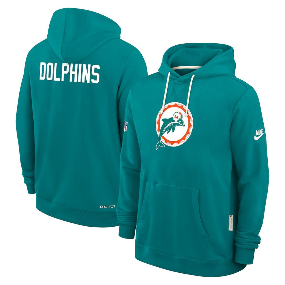 Miami Dolphins Sideline Standard Issue Alt 2 Dri-FIT Hoodie | NFL Discount