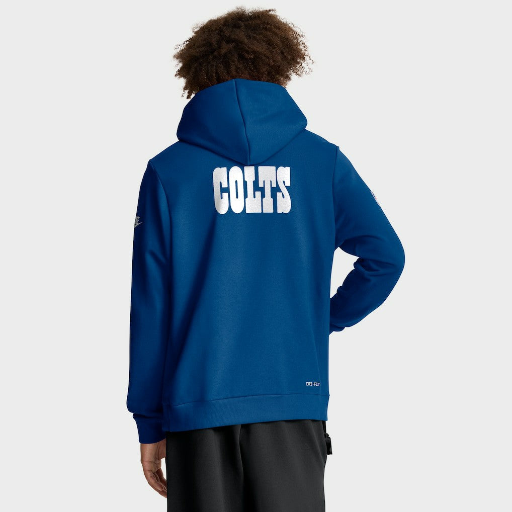 Indianapolis Colts Sideline Standard Issue Alt 2 Dri-FIT Hoodie | NFL Outlet