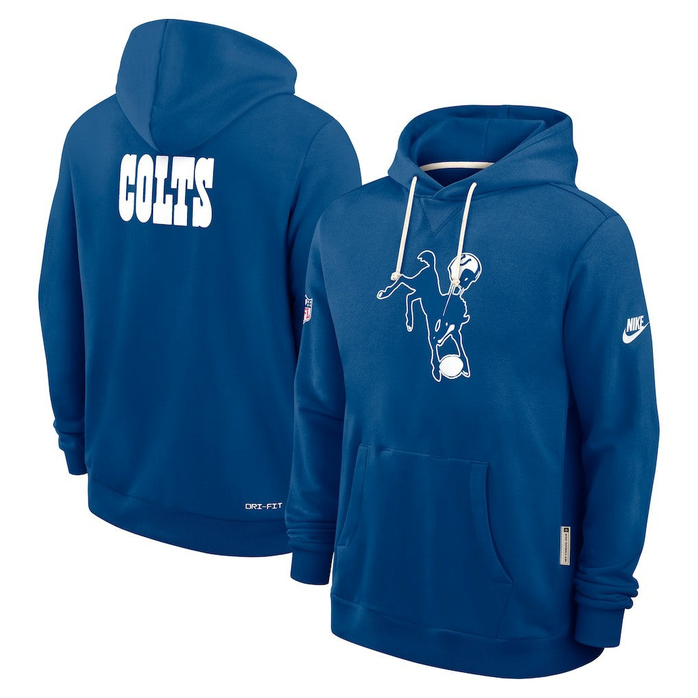 Indianapolis Colts Sideline Standard Issue Alt 2 Dri-FIT Hoodie | NFL Outlet