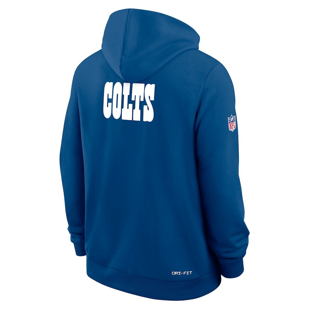 Indianapolis Colts Sideline Standard Issue Alt 2 Dri-FIT Hoodie | NFL Outlet