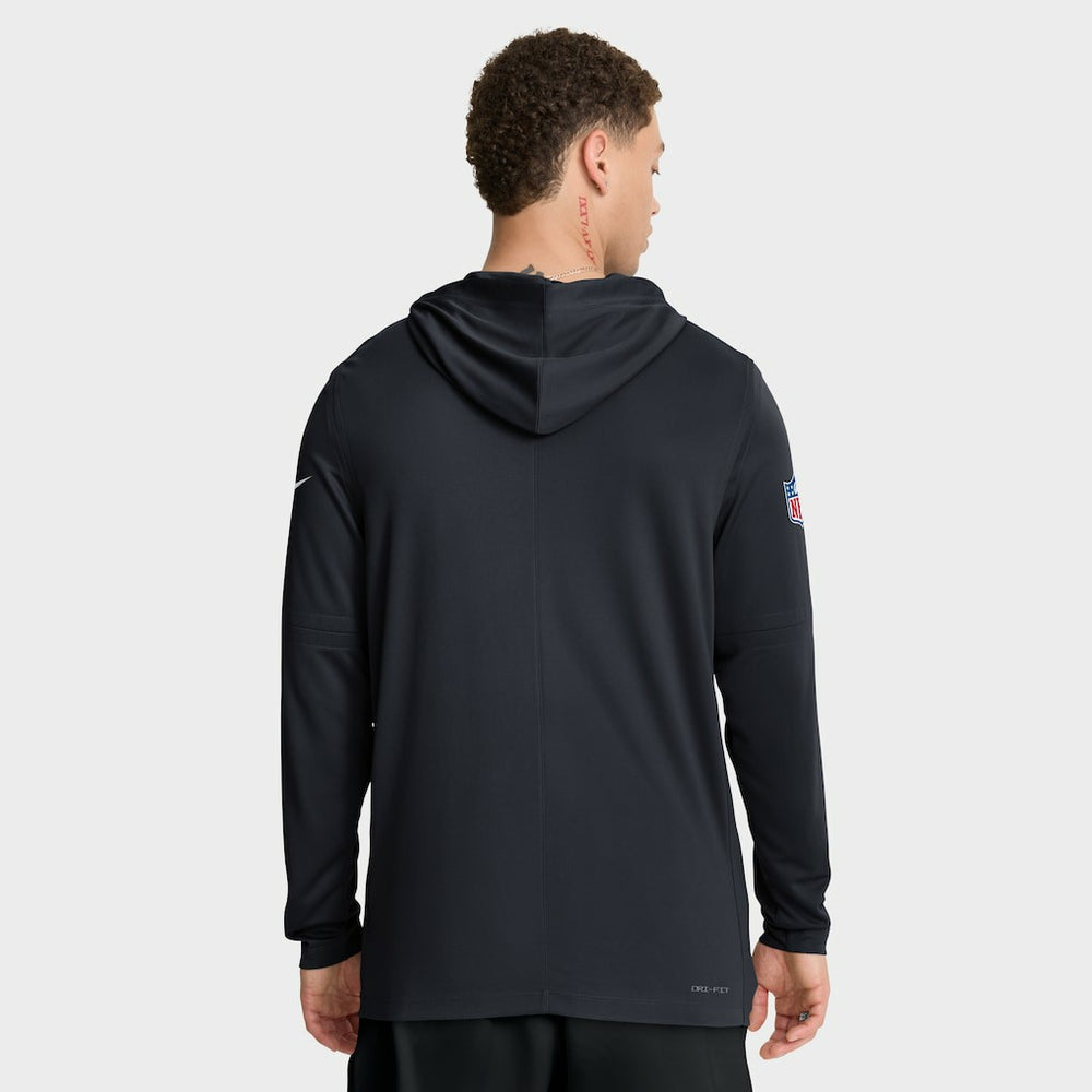 Houston Texans Sideline Pass Accuracy Dri-FIT Long Sleeve Hoodie T-Shirt  | NFL Hot