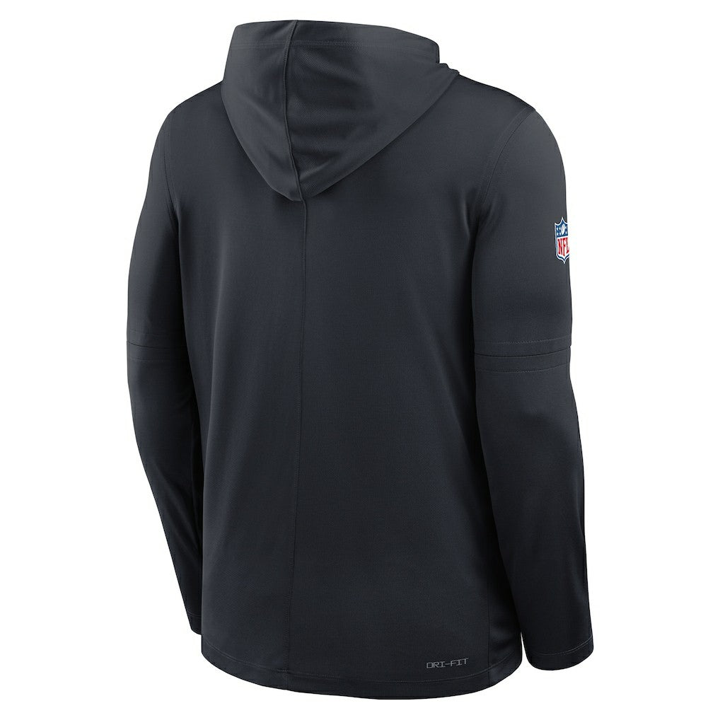 Houston Texans Sideline Pass Accuracy Dri-FIT Long Sleeve Hoodie T-Shirt  | NFL Hot
