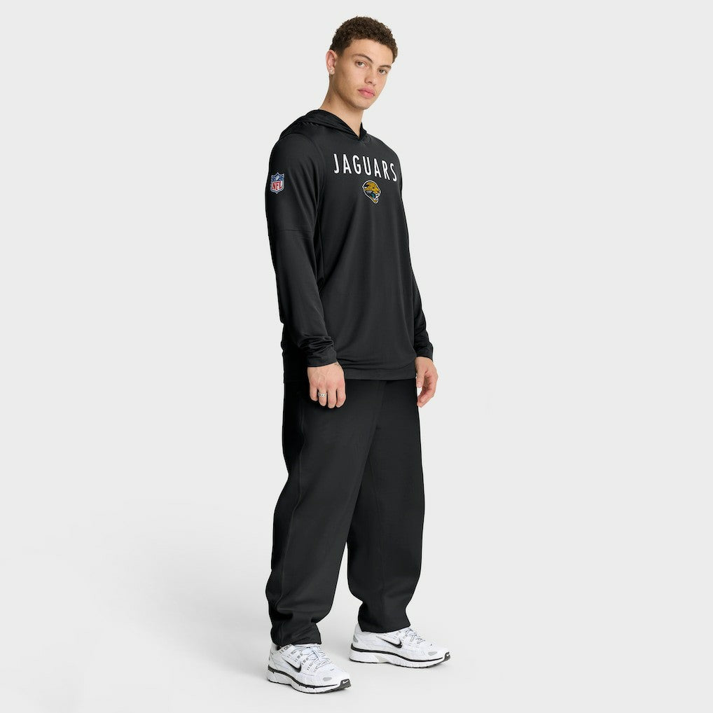 Jacksonville Jaguars Sideline Pass Accuracy Dri-FIT Long Sleeve Hoodie T-Shirt  | NFL New