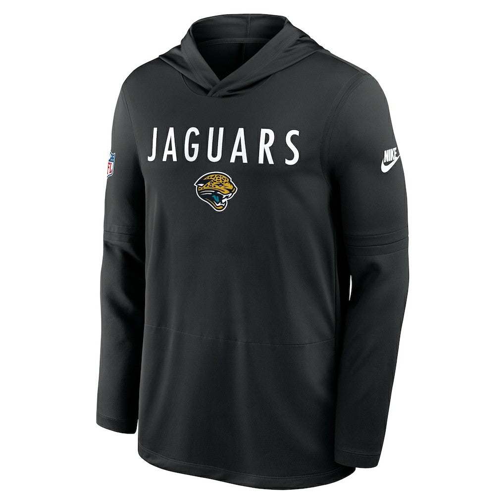Jacksonville Jaguars Sideline Pass Accuracy Dri-FIT Long Sleeve Hoodie T-Shirt  | NFL New