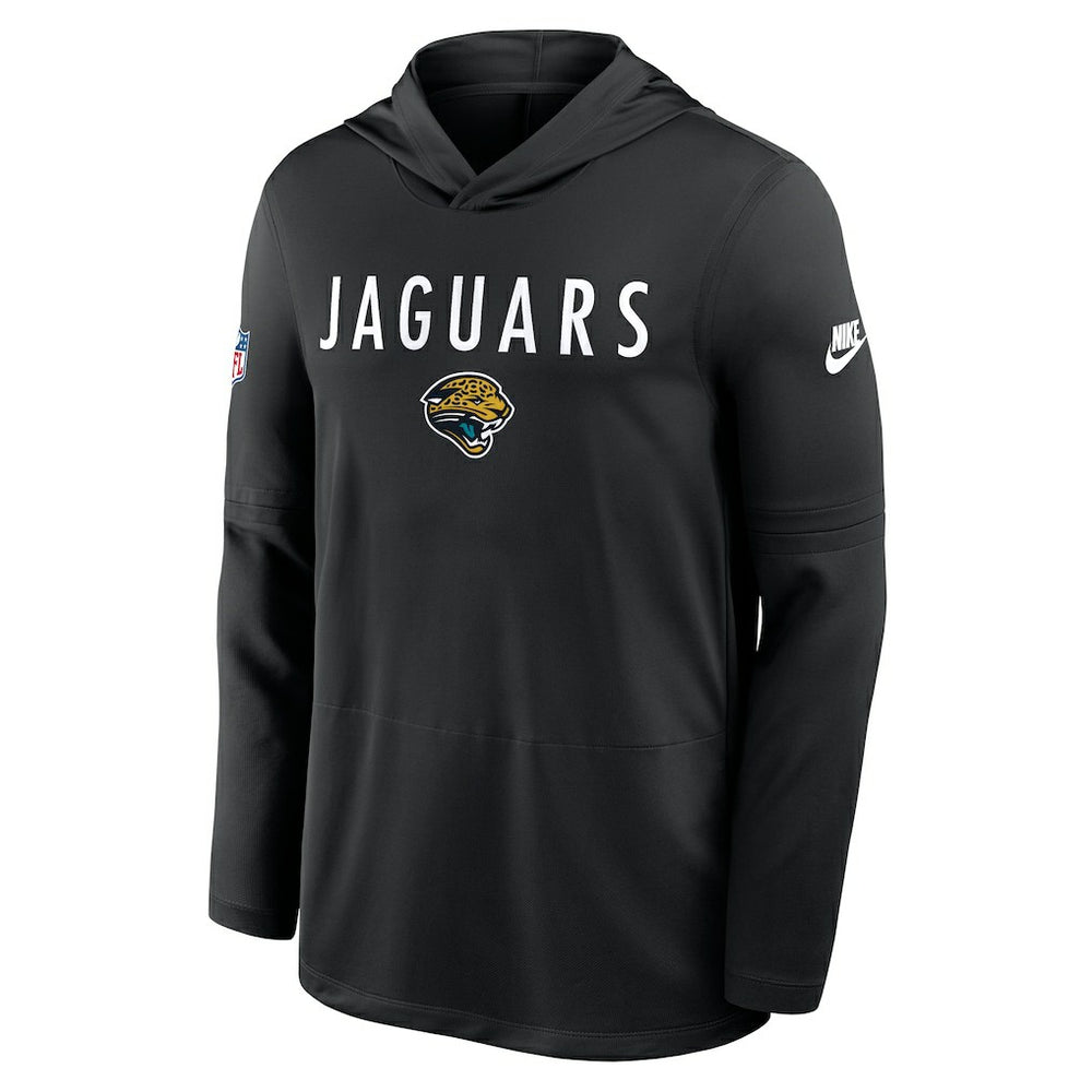 Jacksonville Jaguars Sideline Pass Accuracy Dri-FIT Long Sleeve Hoodie T-Shirt  | NFL New