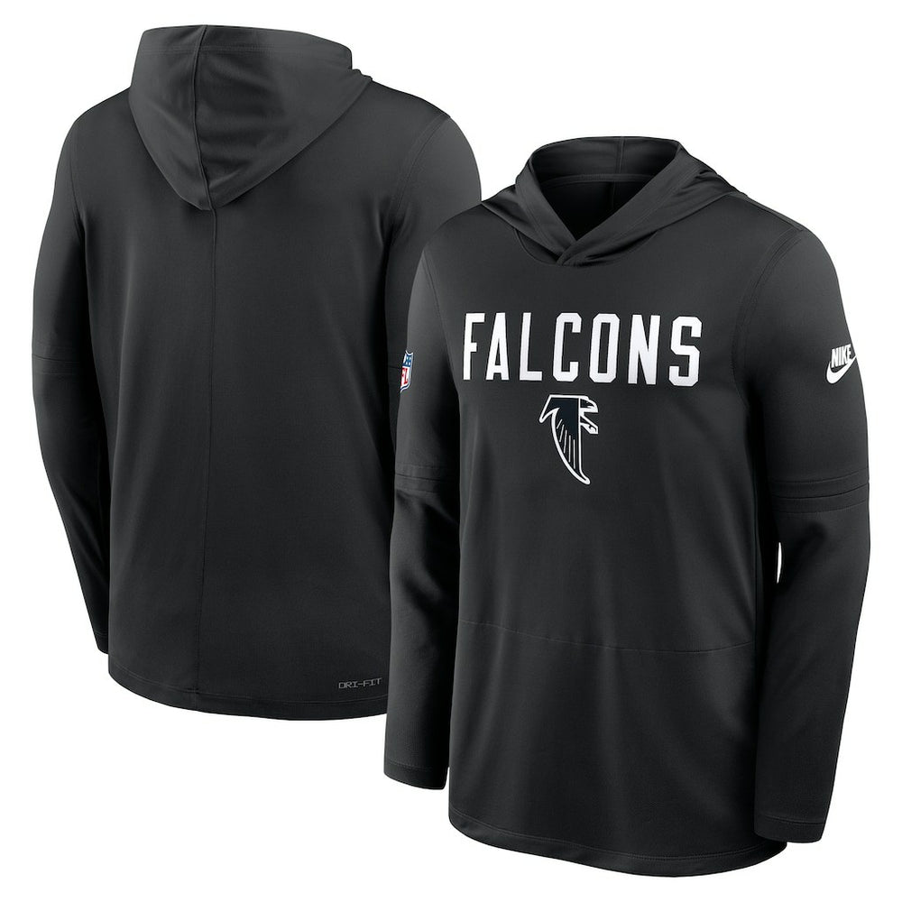 Atlanta Falcons Sideline Pass Accuracy Dri-FIT Long Sleeve Hoodie T-Shirt | NFL US