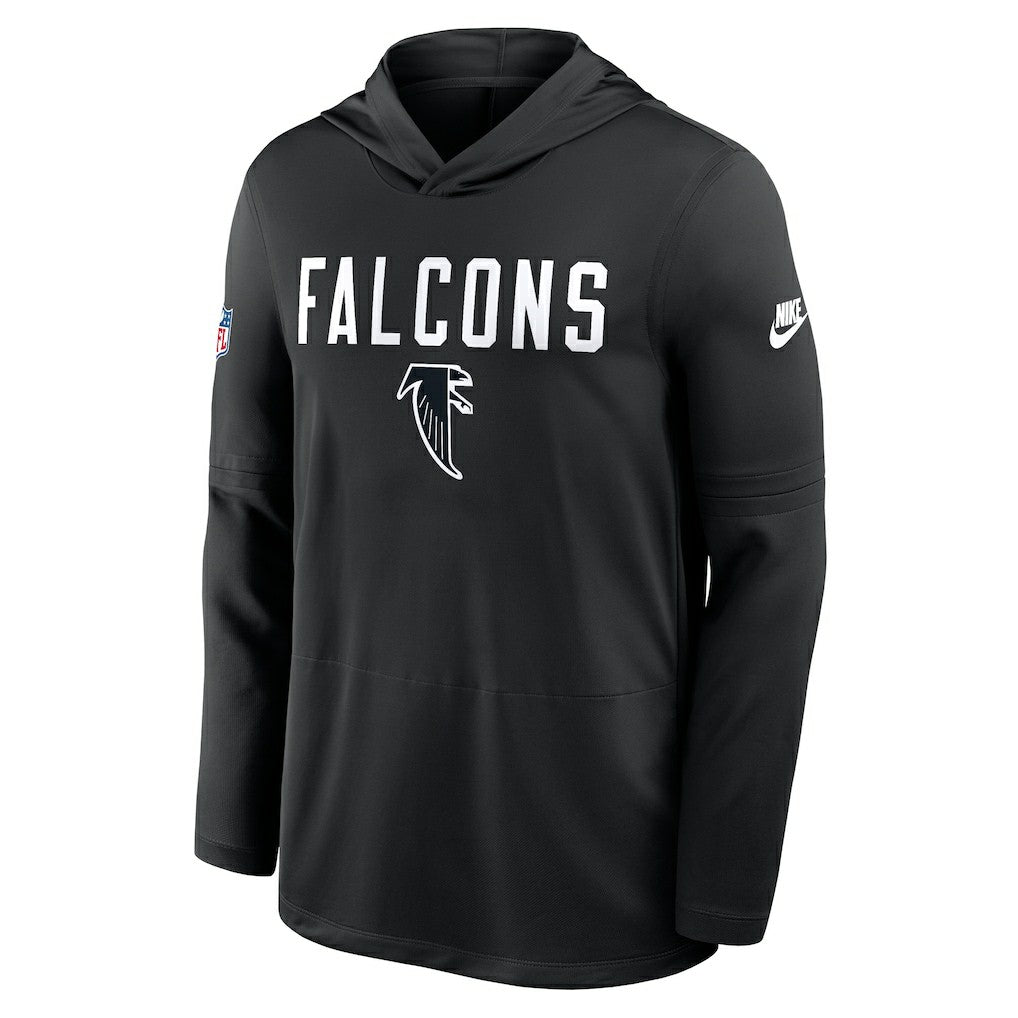 Atlanta Falcons Sideline Pass Accuracy Dri-FIT Long Sleeve Hoodie T-Shirt | NFL US