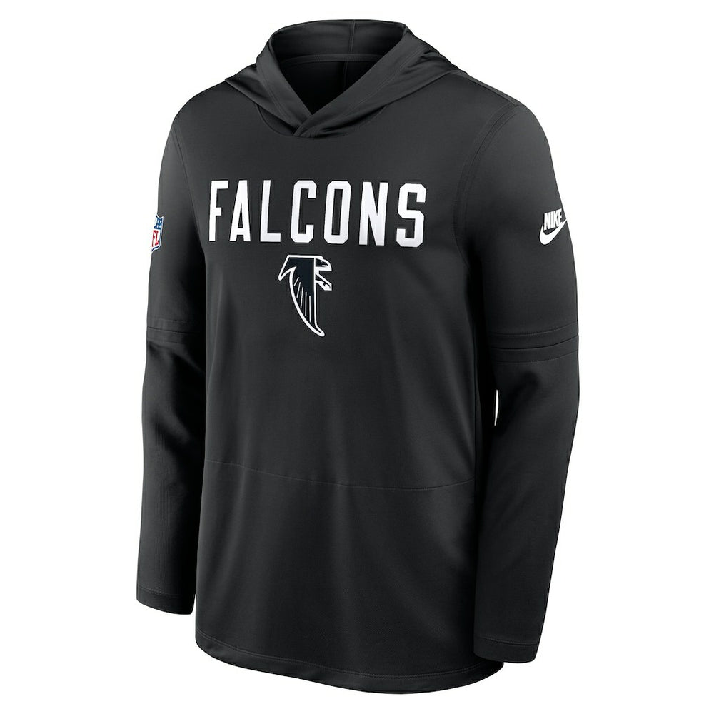 Atlanta Falcons Sideline Pass Accuracy Dri-FIT Long Sleeve Hoodie T-Shirt | NFL US