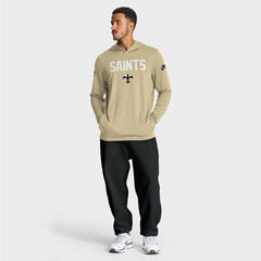 New Orleans Saints Sideline Pass Accuracy Dri-FIT Long Sleeve Hoodie T-Shirt | NFL Online