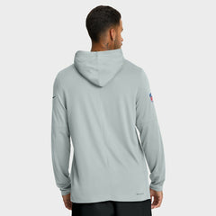 Las Vegas Raiders Sideline Pure Fury Performance Long Sleeve Hoodie T-Shirt | NFL Near me