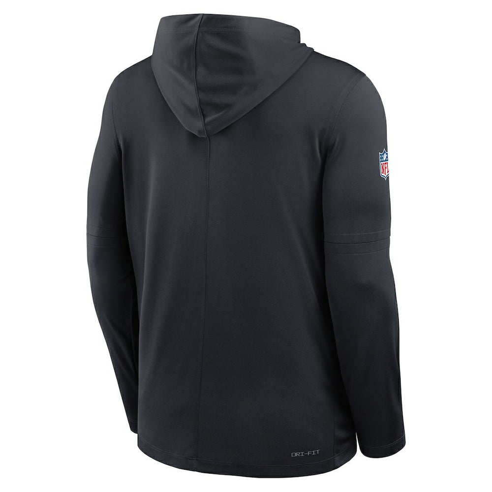 Houston Texans Sideline Pure Fury Performance Long Sleeve Hoodie T-Shirt | NFL Online