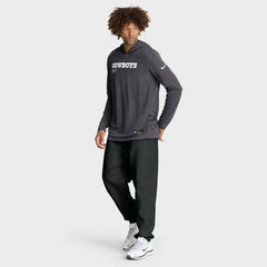 Dallas Cowboys Sideline Pure Fury Performance Long Sleeve Hoodie T-Shirt | NFL New