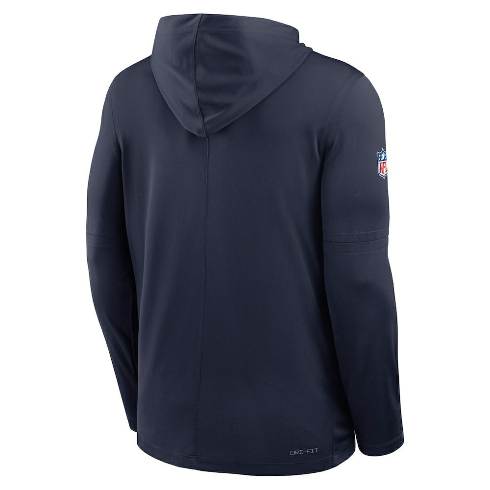 Dallas Cowboys Sideline Pure Fury Performance Long Sleeve Hoodie T-Shirt | NFL Discount