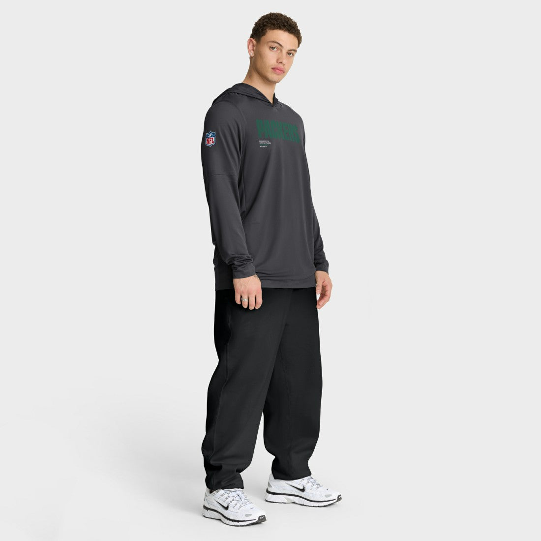 Green Bay Packers Sideline Pure Fury Performance Long Sleeve Hoodie T-Shirt | NFL On sale