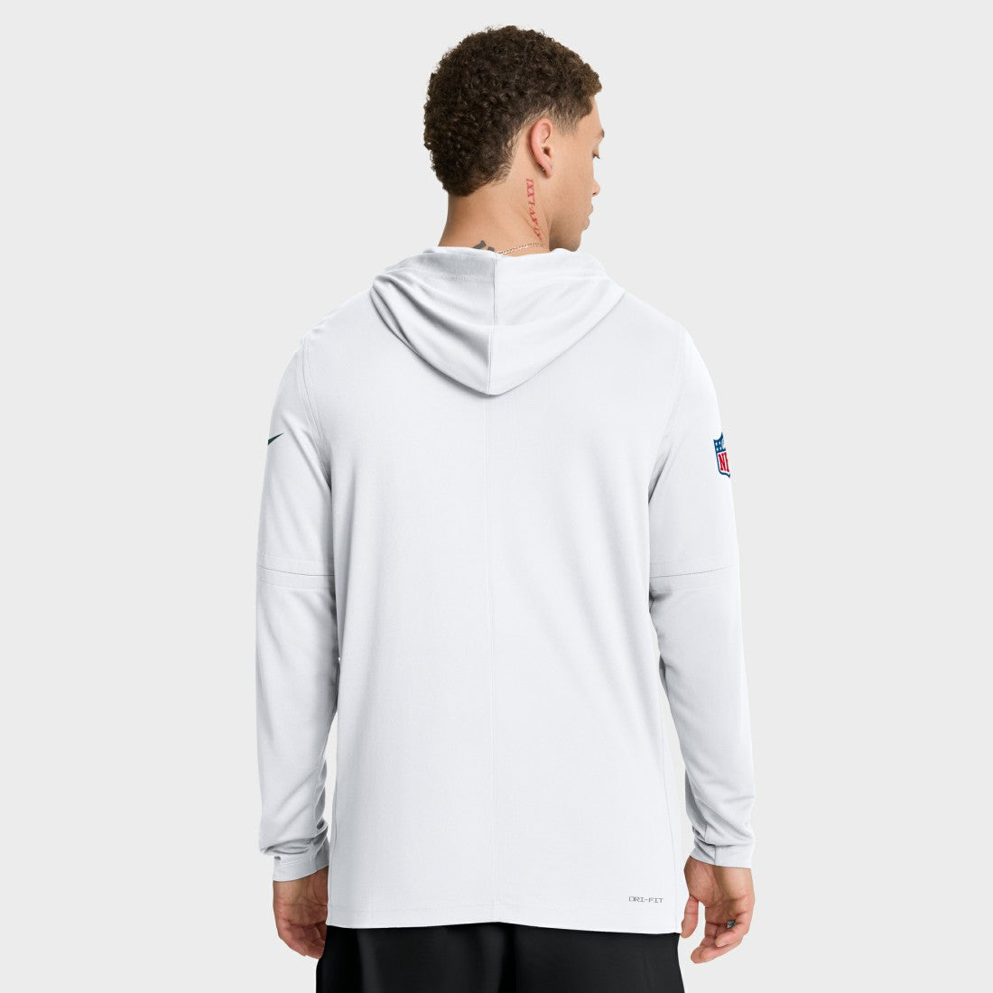Green Bay Packers Sideline Pure Fury Performance Long Sleeve Hoodie T-Shirt | NFL New
