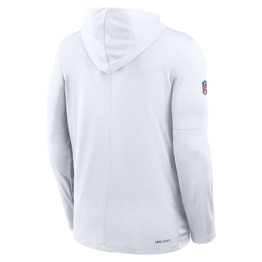Green Bay Packers Sideline Pure Fury Performance Long Sleeve Hoodie T-Shirt | NFL New