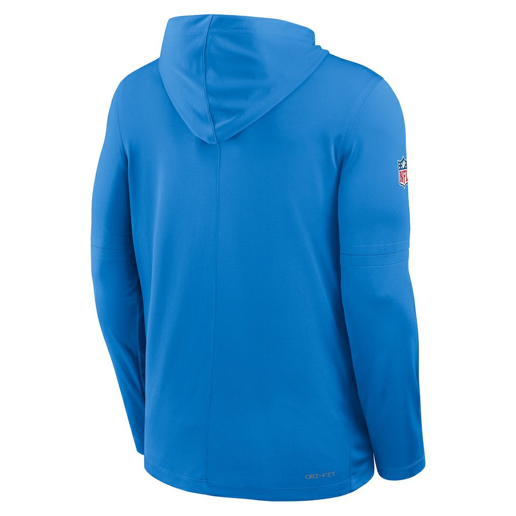 Los Angeles Chargers Sideline Pure Fury Performance Long Sleeve Hoodie T-Shirt | NFL New