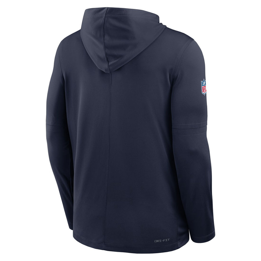 Seattle Seahawks Sideline Pure Fury Performance Long Sleeve Hoodie T-Shirt | NFL Outlet
