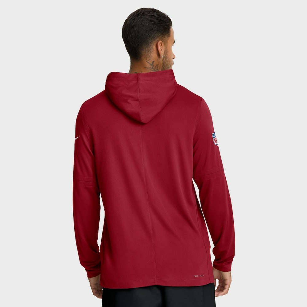 Arizona Cardinals Sideline Pure Fury Performance Long Sleeve Hoodie T-Shirt | NFL Online