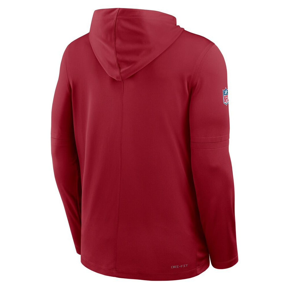 Arizona Cardinals Sideline Pure Fury Performance Long Sleeve Hoodie T-Shirt | NFL Online