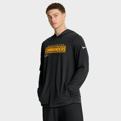 Washington Commanders Sideline Pure Fury Performance Long Sleeve Hoodie T-Shirt | NFL Hot