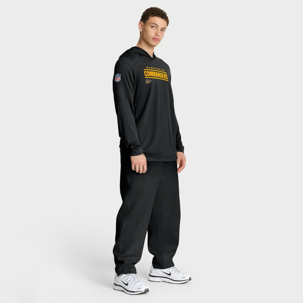 Washington Commanders Sideline Pure Fury Performance Long Sleeve Hoodie T-Shirt | NFL Hot