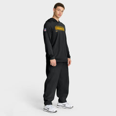 Washington Commanders Sideline Pure Fury Performance Long Sleeve Hoodie T-Shirt | NFL Hot