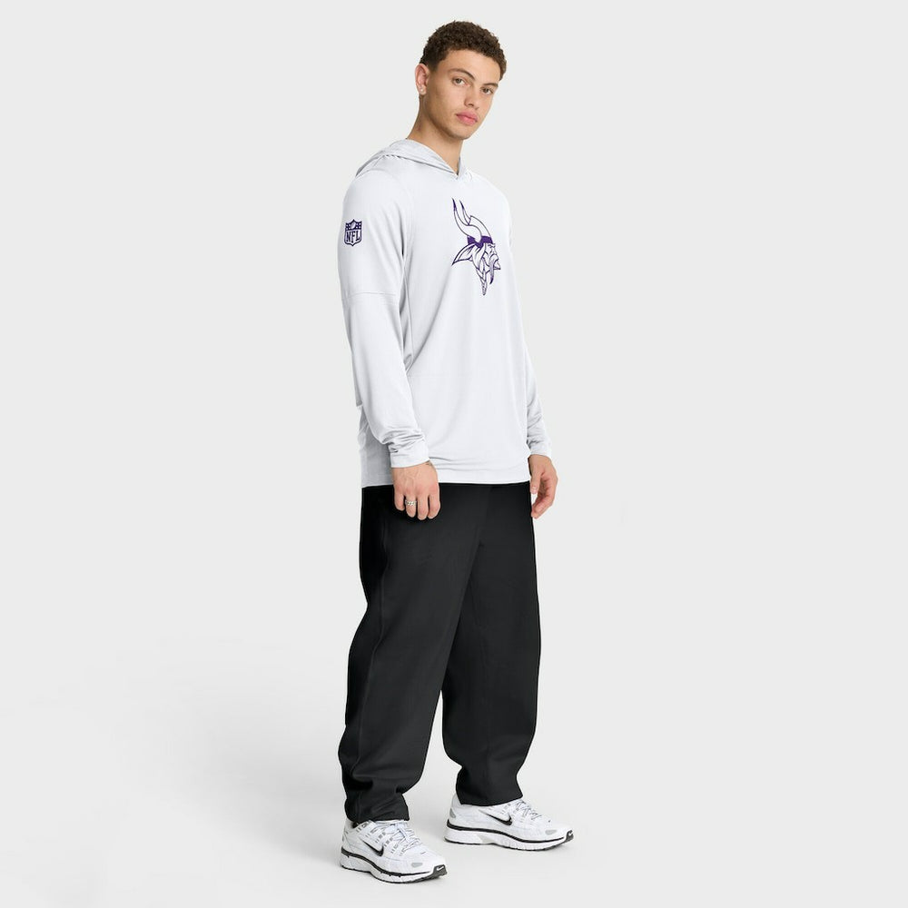 Minnesota Vikings Sideline Option Read Dri-FIT Long Sleeve Hoodie T-Shirt  | NFL Online