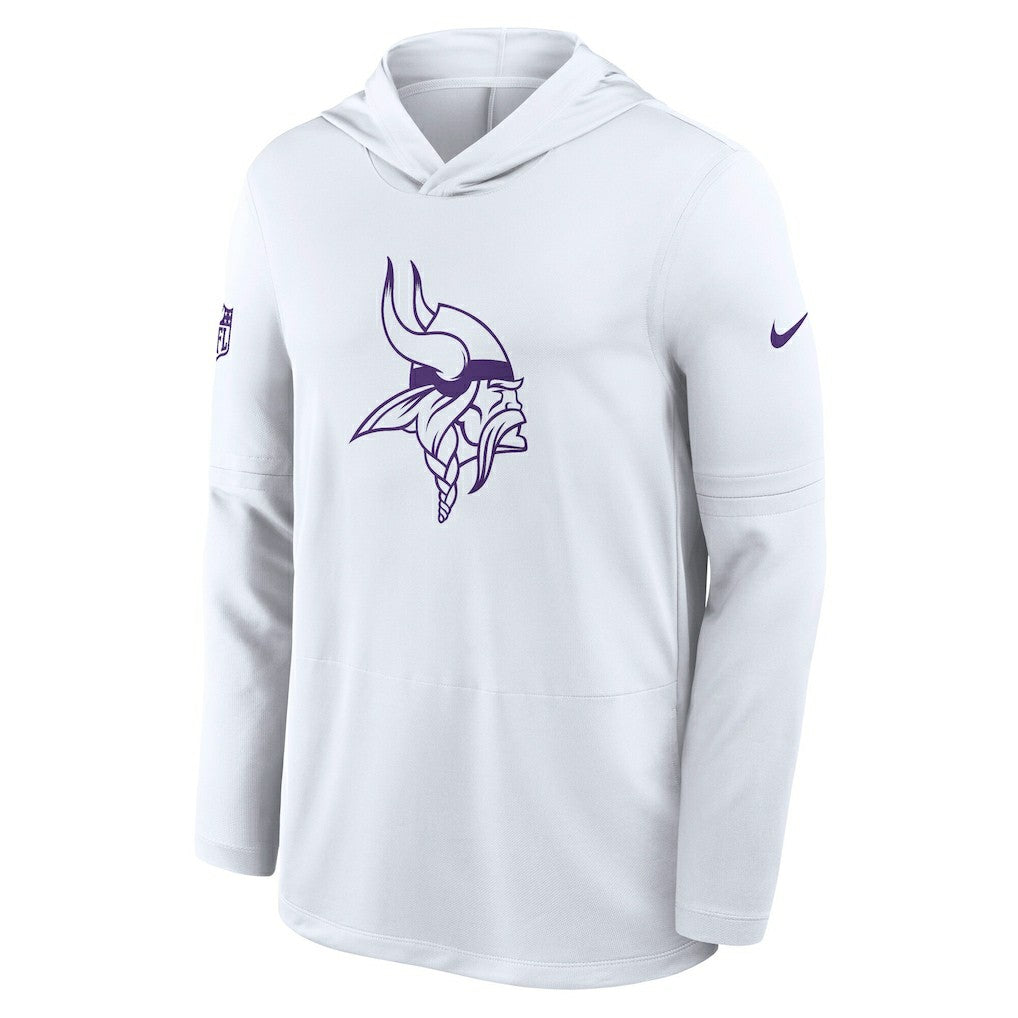 Minnesota Vikings Sideline Option Read Dri-FIT Long Sleeve Hoodie T-Shirt  | NFL Online