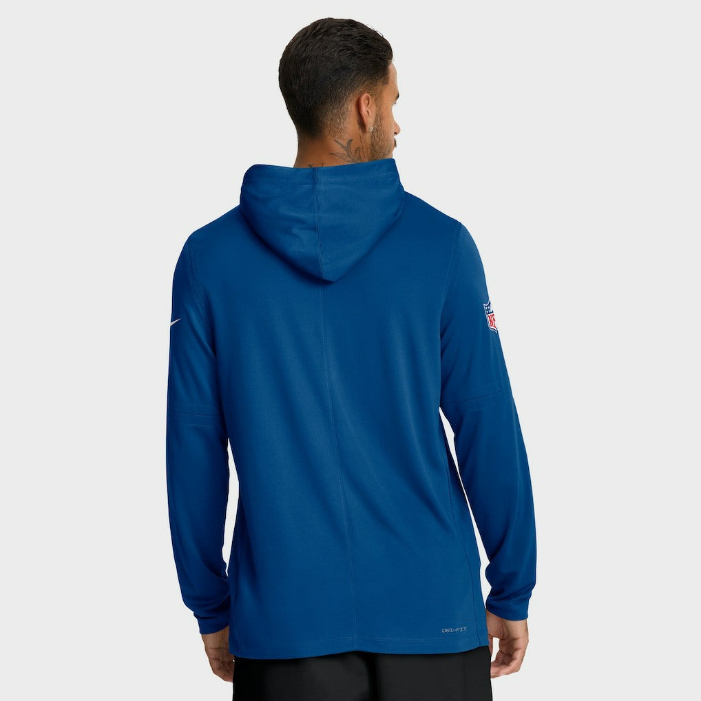 Indianapolis Colts Sideline Option Read Dri-FIT Long Sleeve Hoodie T-Shirt | NFL New