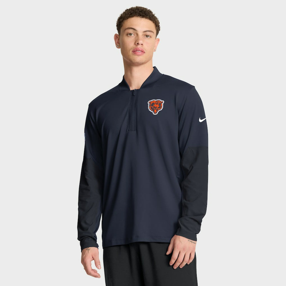 Chicago Bears Sideline Dri-FIT Half-Zip Pullover | NFL Hot