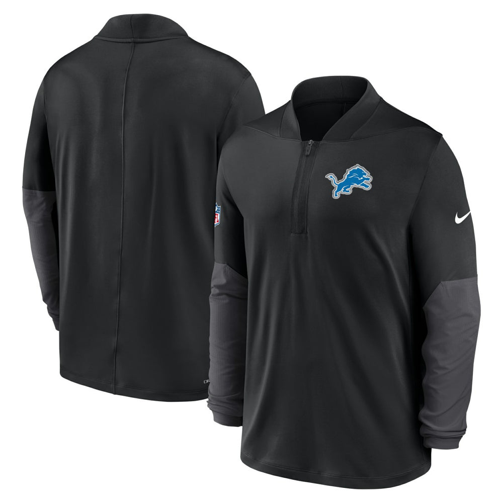 Detroit Lions Sideline Dri-FIT Half-Zip Pullover | NFL Discount
