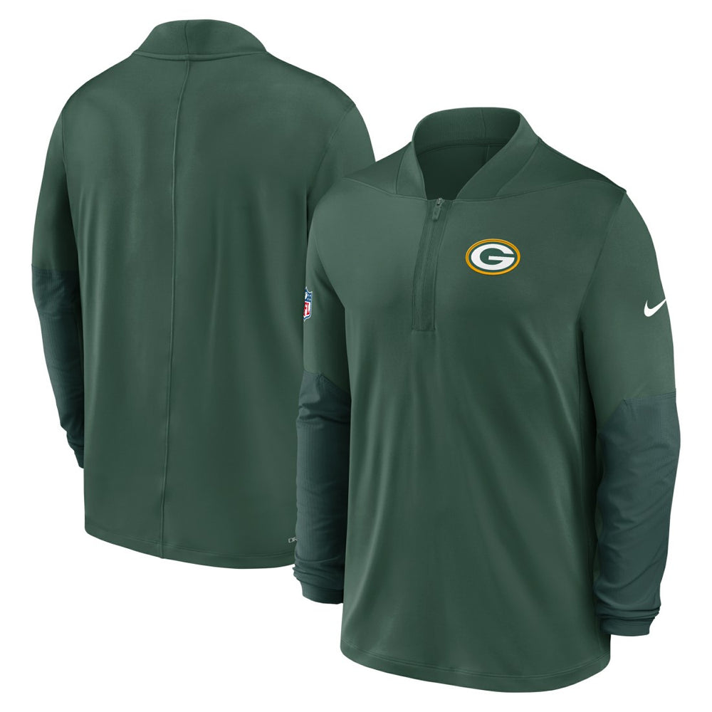 Green Bay Packers Sideline Dri-FIT Half-Zip Pullover | NFL Outlet