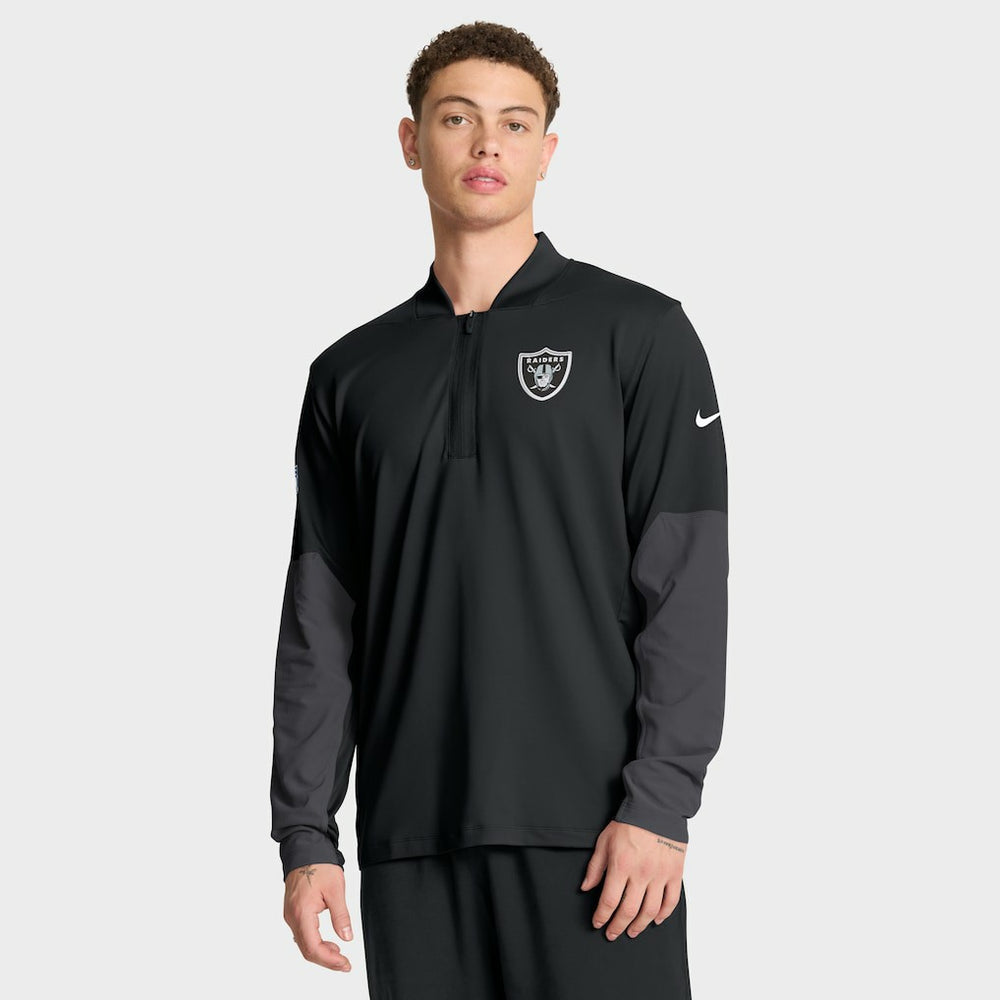 Las Vegas Raiders Sideline Dri-FIT Half-Zip Pullover | NFL Outlet