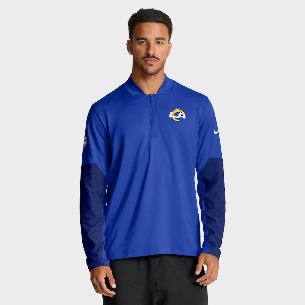 Los Angeles Rams Sideline Dri-FIT Half-Zip Pullover | NFL Discount