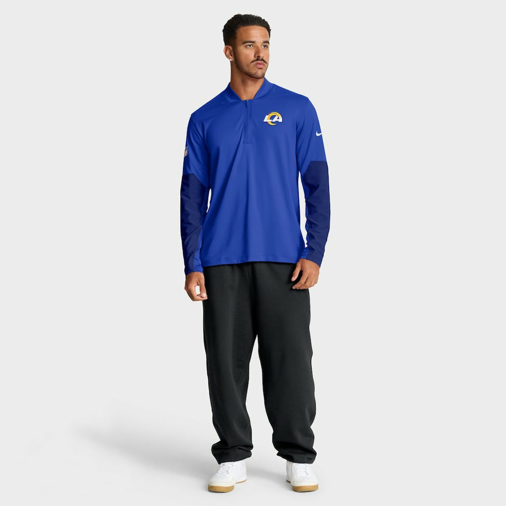 Los Angeles Rams Sideline Dri-FIT Half-Zip Pullover | NFL Discount