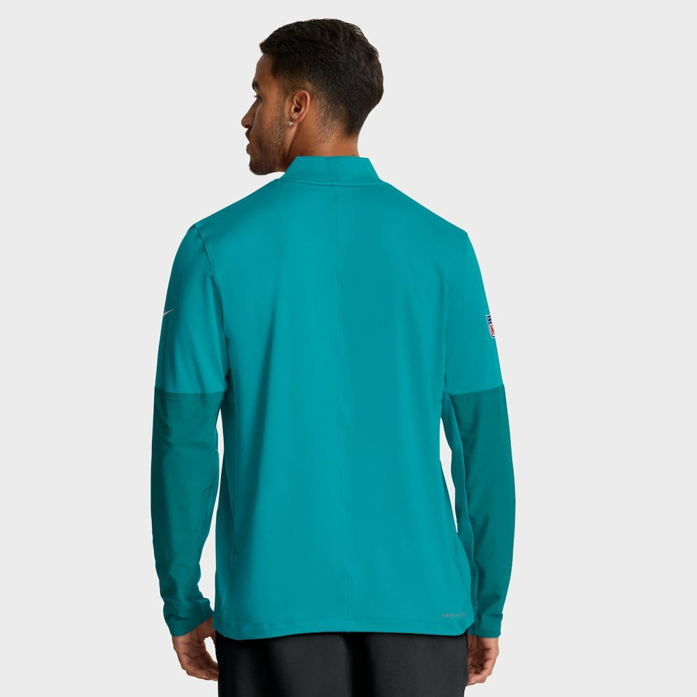 Miami Dolphins Sideline Dri-FIT Half-Zip Pullover | NFL Discount