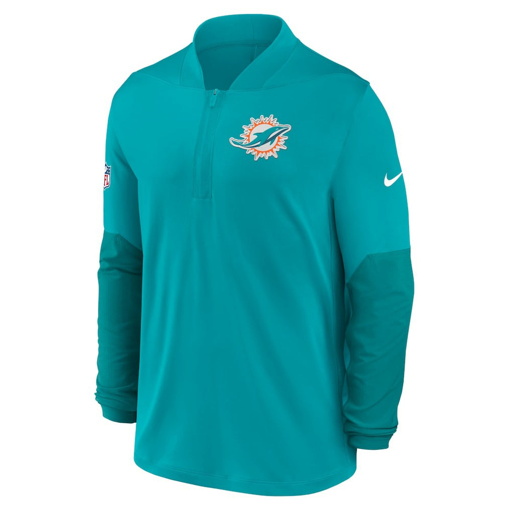 Miami Dolphins Sideline Dri-FIT Half-Zip Pullover | NFL Discount