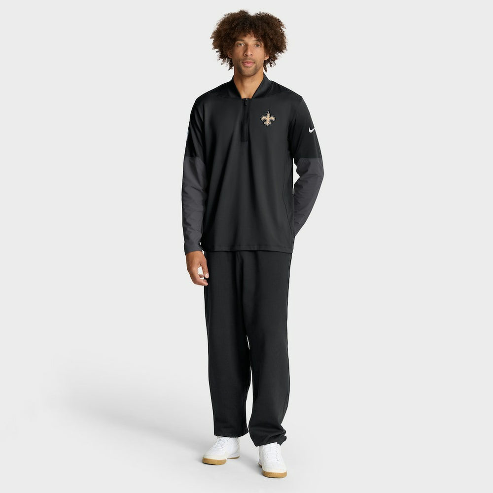 New Orleans Saints Sideline Dri-FIT Half-Zip Pullover | NFL Near me