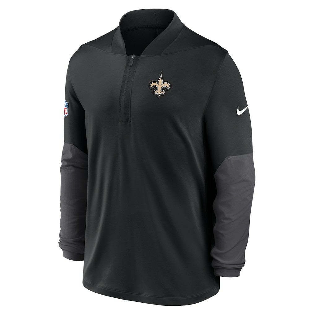 New Orleans Saints Sideline Dri-FIT Half-Zip Pullover | NFL Near me