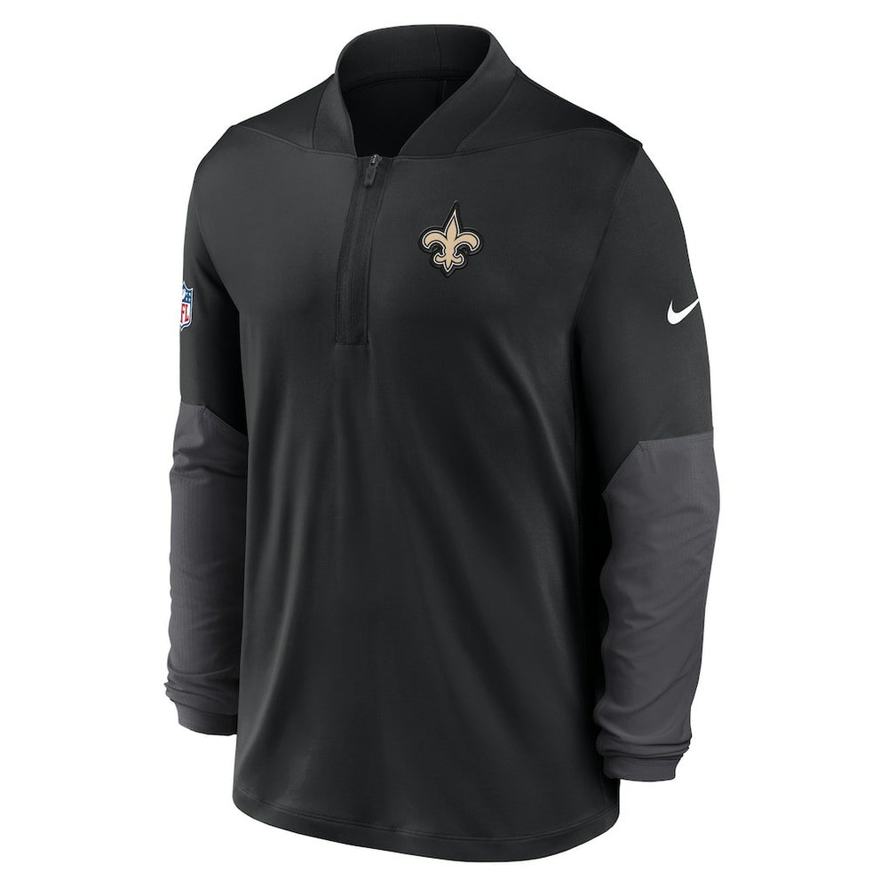 New Orleans Saints Sideline Dri-FIT Half-Zip Pullover | NFL Near me