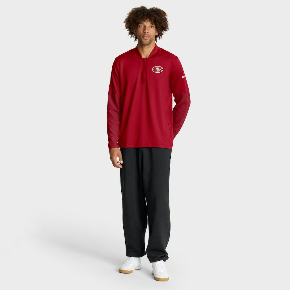 San Francisco 49ers Sideline Dri-FIT Half-Zip Pullover | NFL Near me