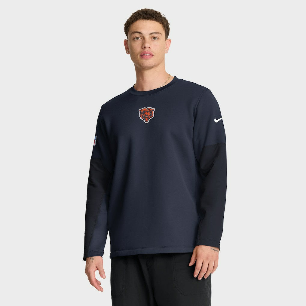 Chicago Bears Sideline Coach Therma-FIT Long Sleeve T-Shirt | NFL Hot