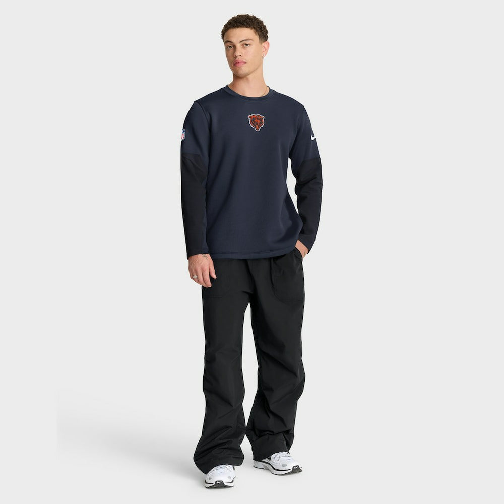 Chicago Bears Sideline Coach Therma-FIT Long Sleeve T-Shirt | NFL Hot