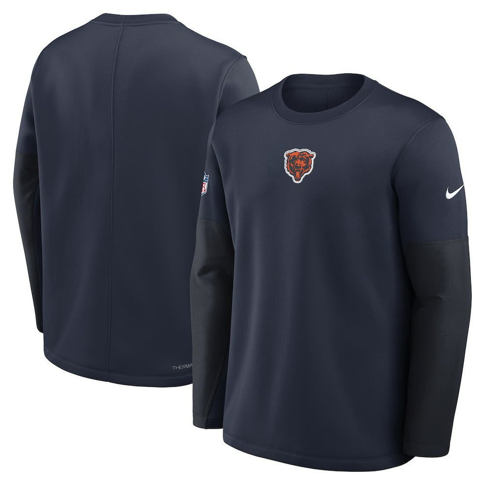 Chicago Bears Sideline Coach Therma-FIT Long Sleeve T-Shirt | NFL Hot