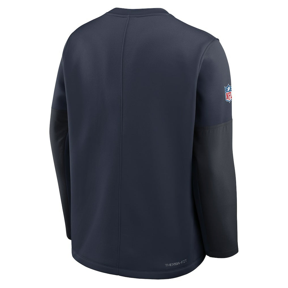 Chicago Bears Sideline Coach Therma-FIT Long Sleeve T-Shirt | NFL Hot